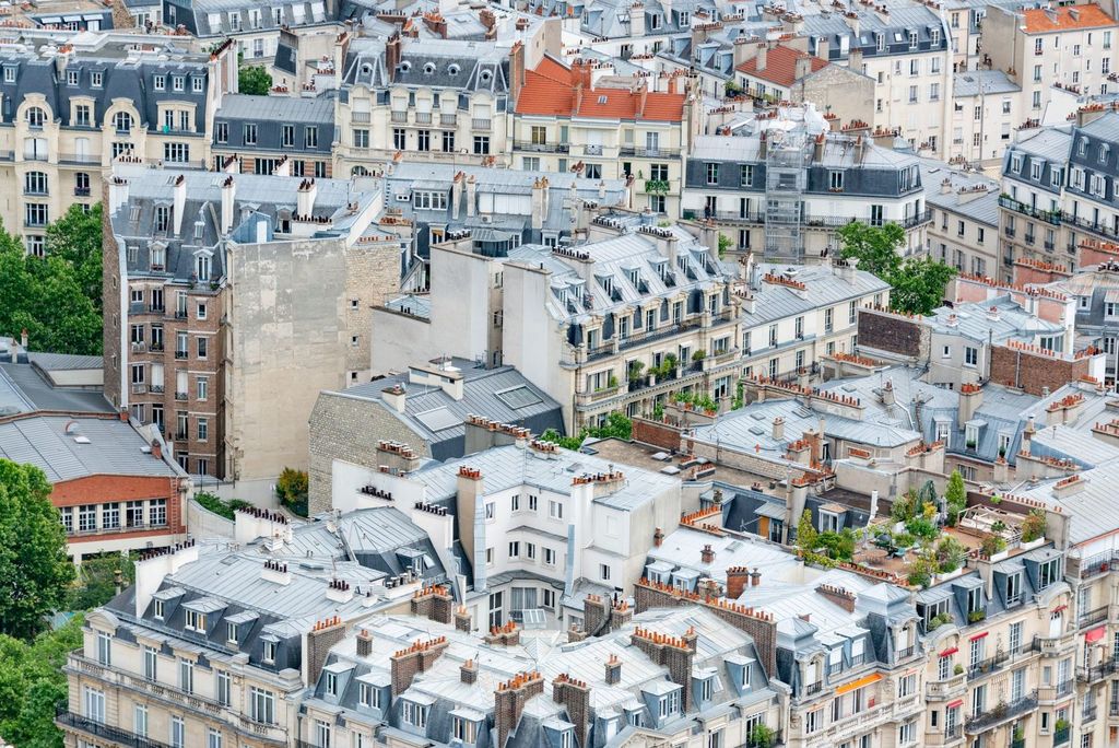 Toits de Paris : les anciens ateliers se cachent souvent en fond de cour.